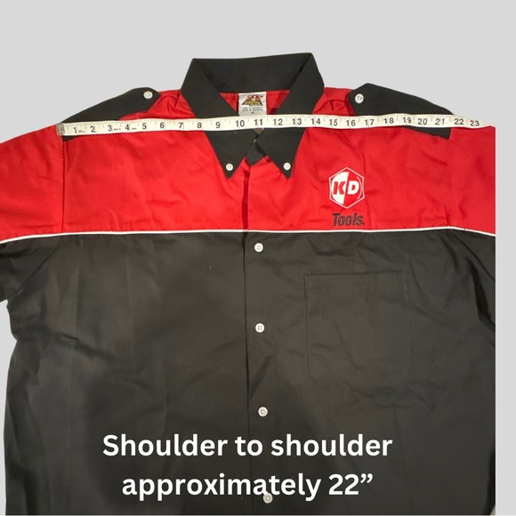 Speed Zone Race Gear Embroidered HD Tool Button Down Race Pit Style Shirt. - Picture 8 of 14